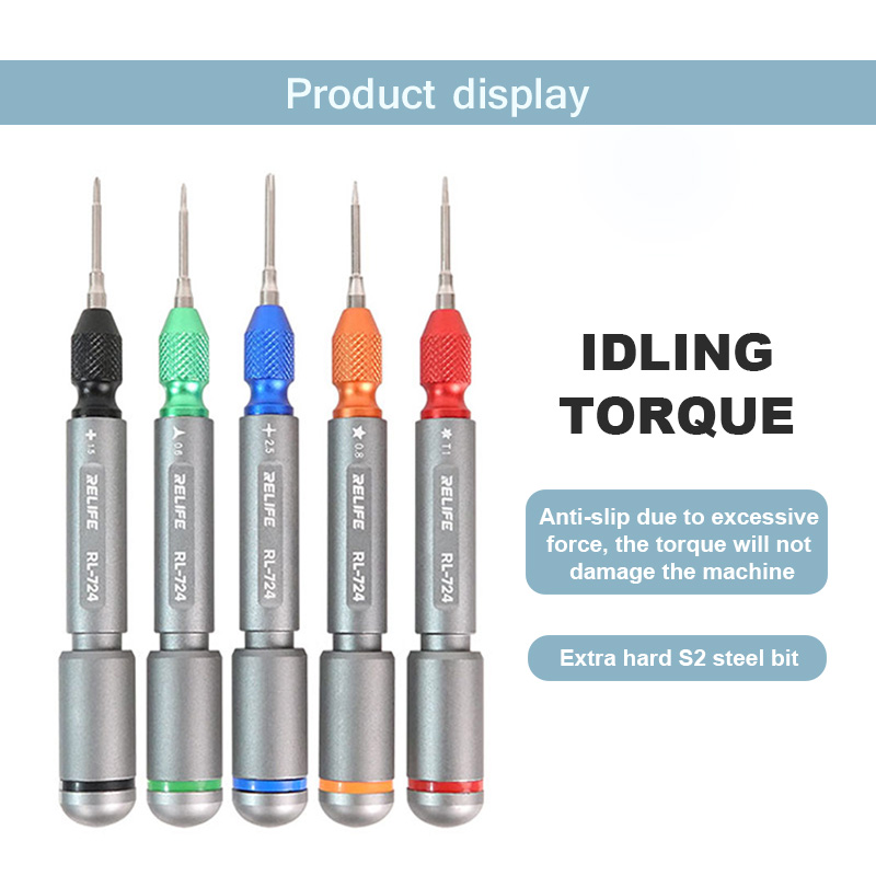 Electronics Repair Tools And Equipment - RL-724 ReLIFE obeng torsi presisi tinggi