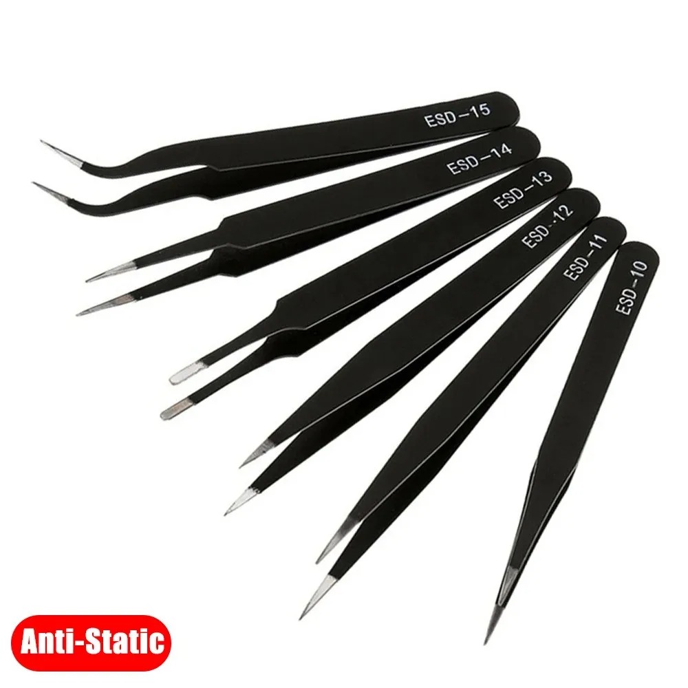 Electronics Repair Tools And Equipment - 6 Buah Set Pinset Presisi ESD