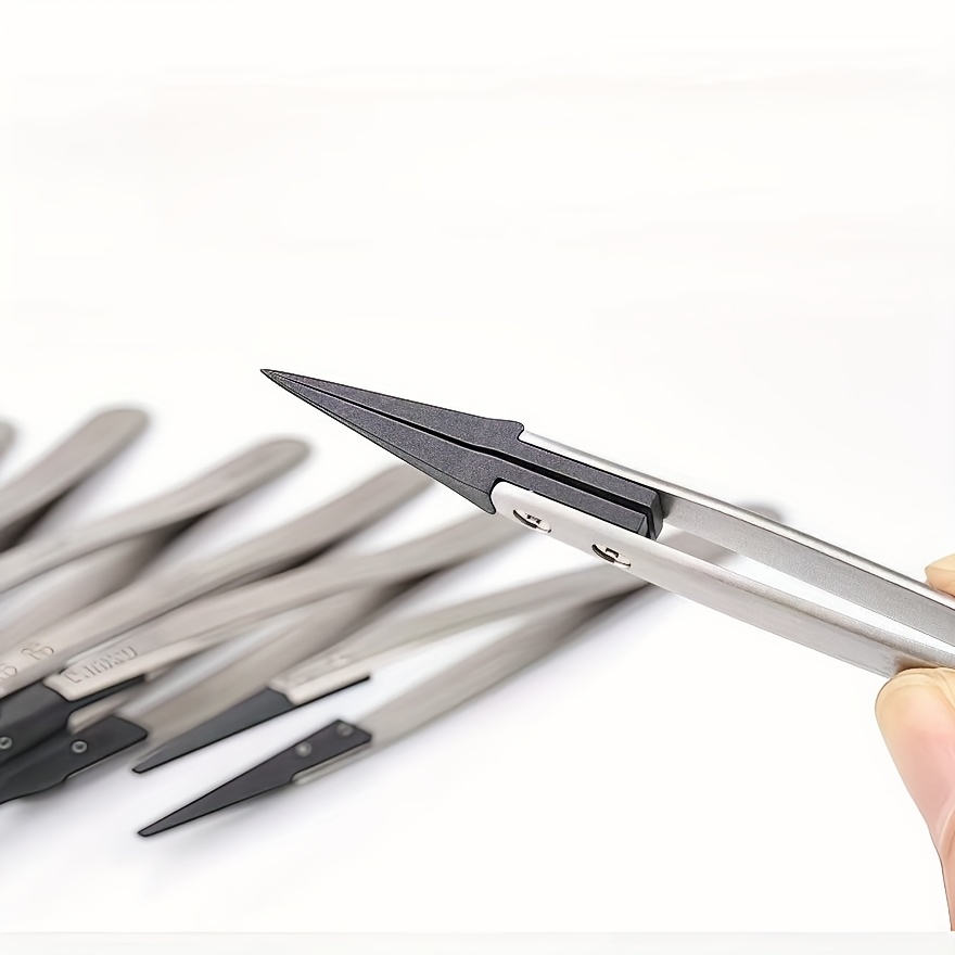2 Buah Set Pinset Anti-statis  - Electronics Repair Tools And Equipment ulasan dan harga