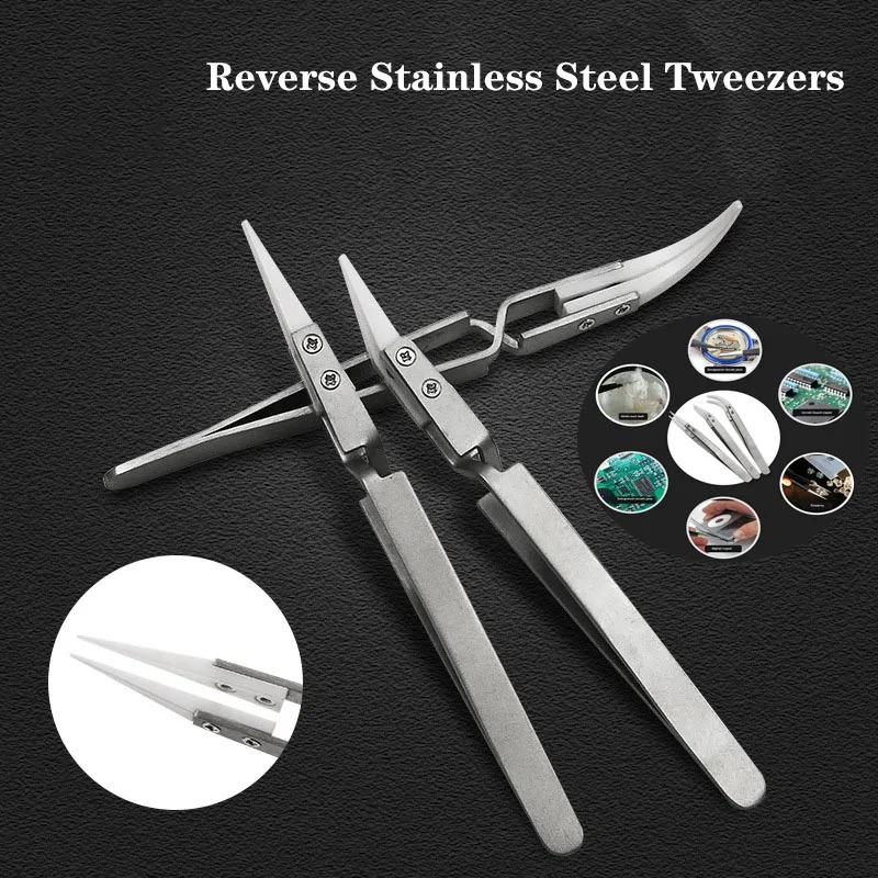 Pinset Keramik Anti Statis Uju - Electronics Repair Tools And Equipment ulasan dan harga