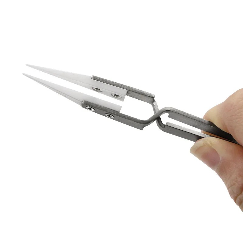 Pinset Keramik Anti Statis Uju - Electronics Repair Tools And Equipment ulasan dan harga